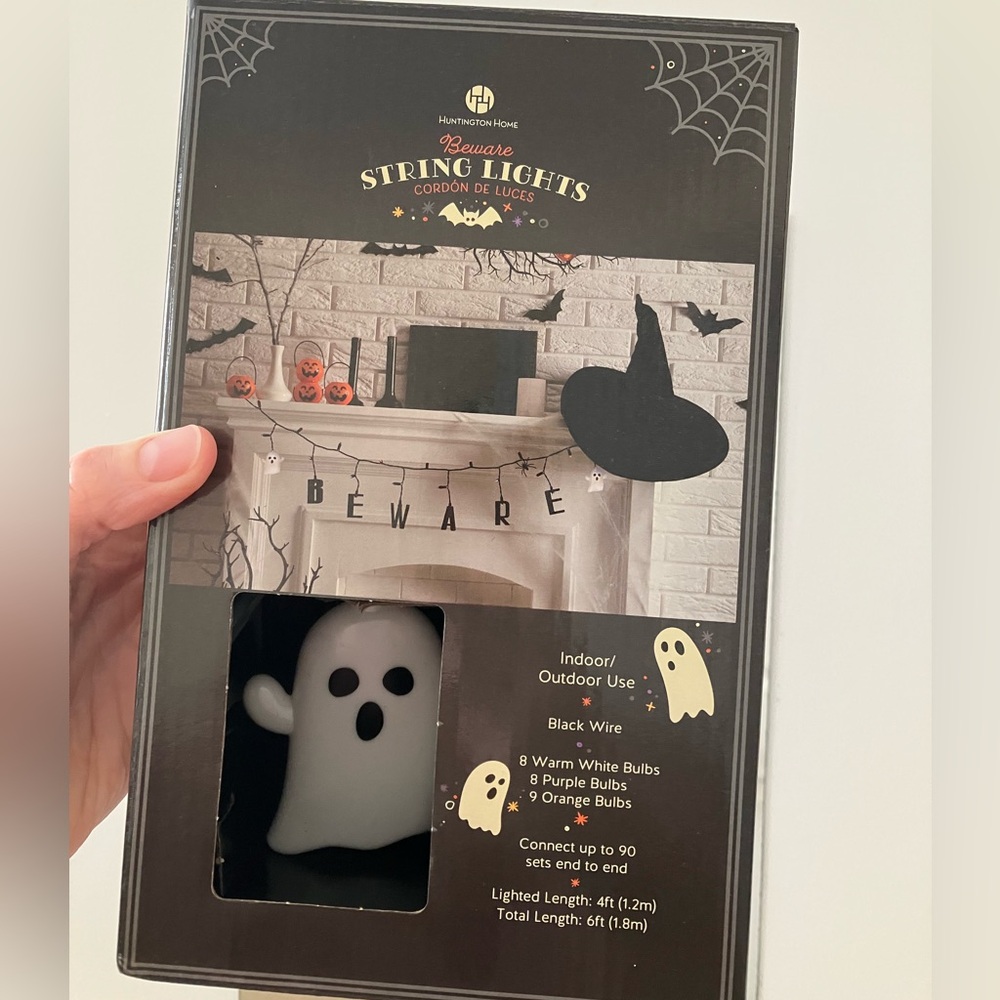 Huntington Home String Lights “Beware”👻